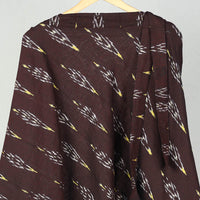 Brown - Wrap Around Cotton Pochampally Ikat Skirt 11