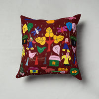 Applique Work Cushion Cover 