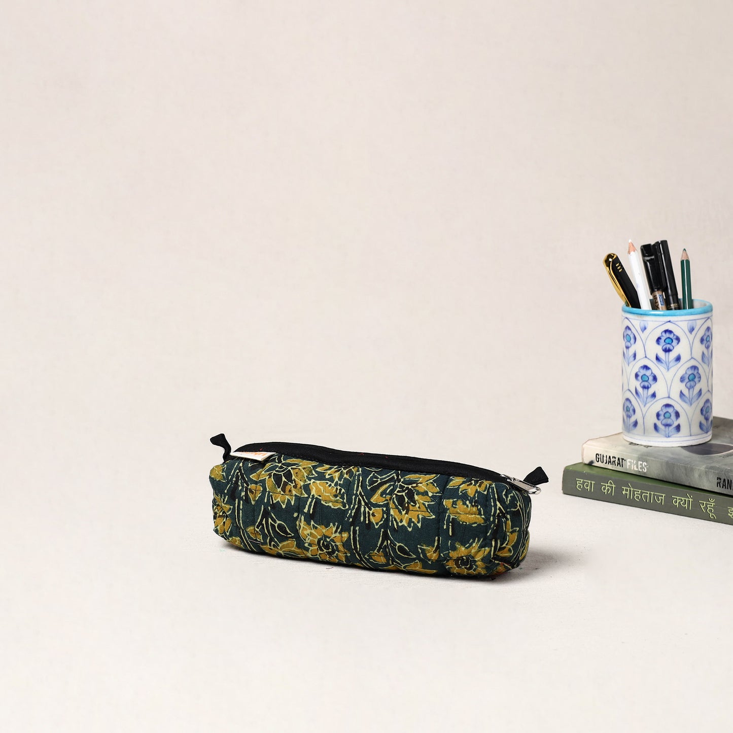 Handcrafted Quilted Pencil Pouch 10