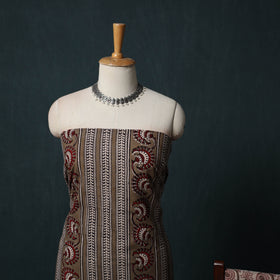 Bagh Hand Block Print Cotton 3pc Unstitched Dress Material Suit Set 36