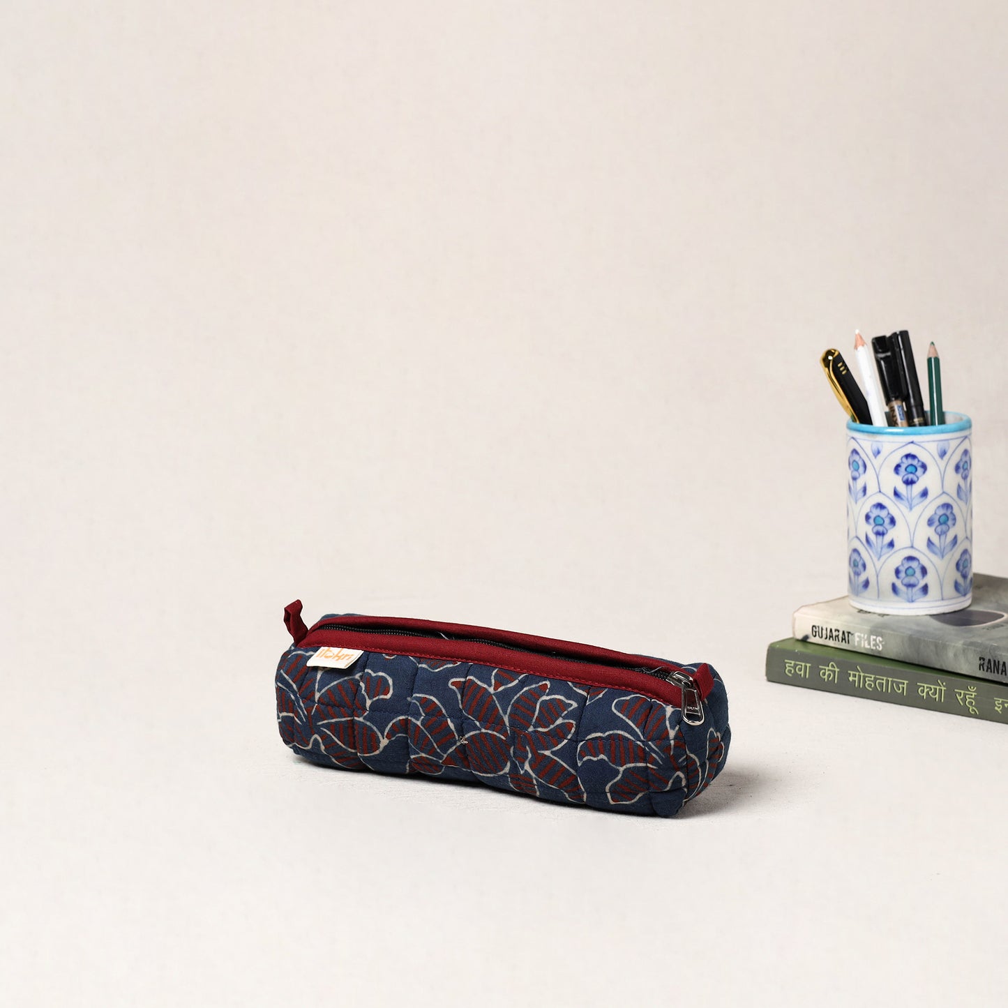 Handcrafted Quilted Pencil Pouch 13