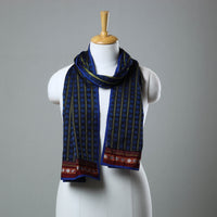 Blue - Cotton Khun Weave Stole 02