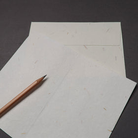 Thank You - Flower Art Handmade Paper Greeting Card 