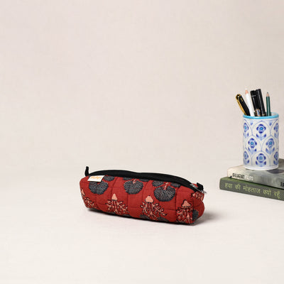 Handcrafted Quilted Pencil Pouch 14