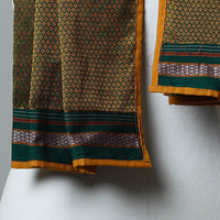 Green - Cotton Khun Weave Stole 06