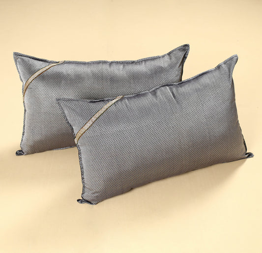 Khun Weave Cotton Pillow Covers (Set of 2)