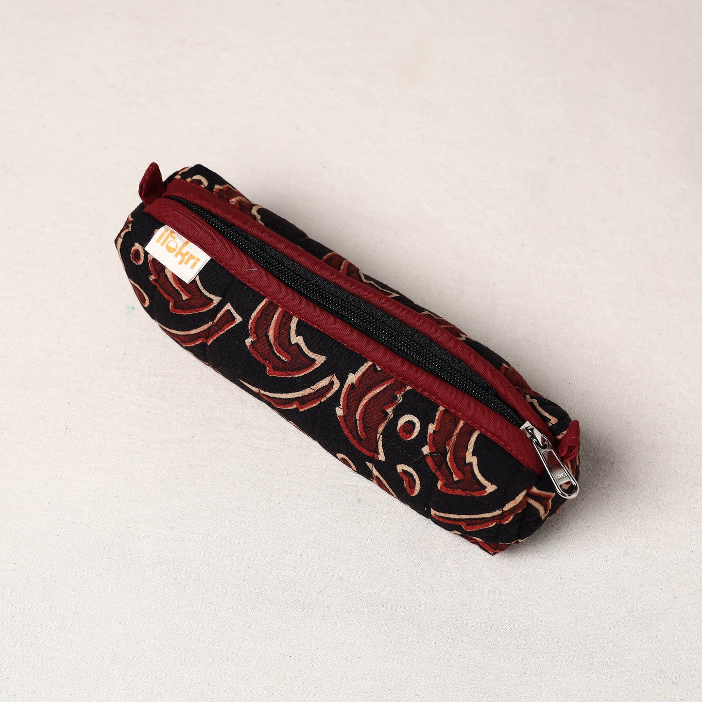 Handcrafted Quilted Pencil Pouch 16