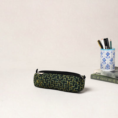 Handcrafted Quilted Pencil Pouch 17
