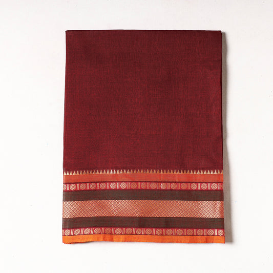 Red - Kanchipuram Cotton Precut Fabric (1.4 Meter)