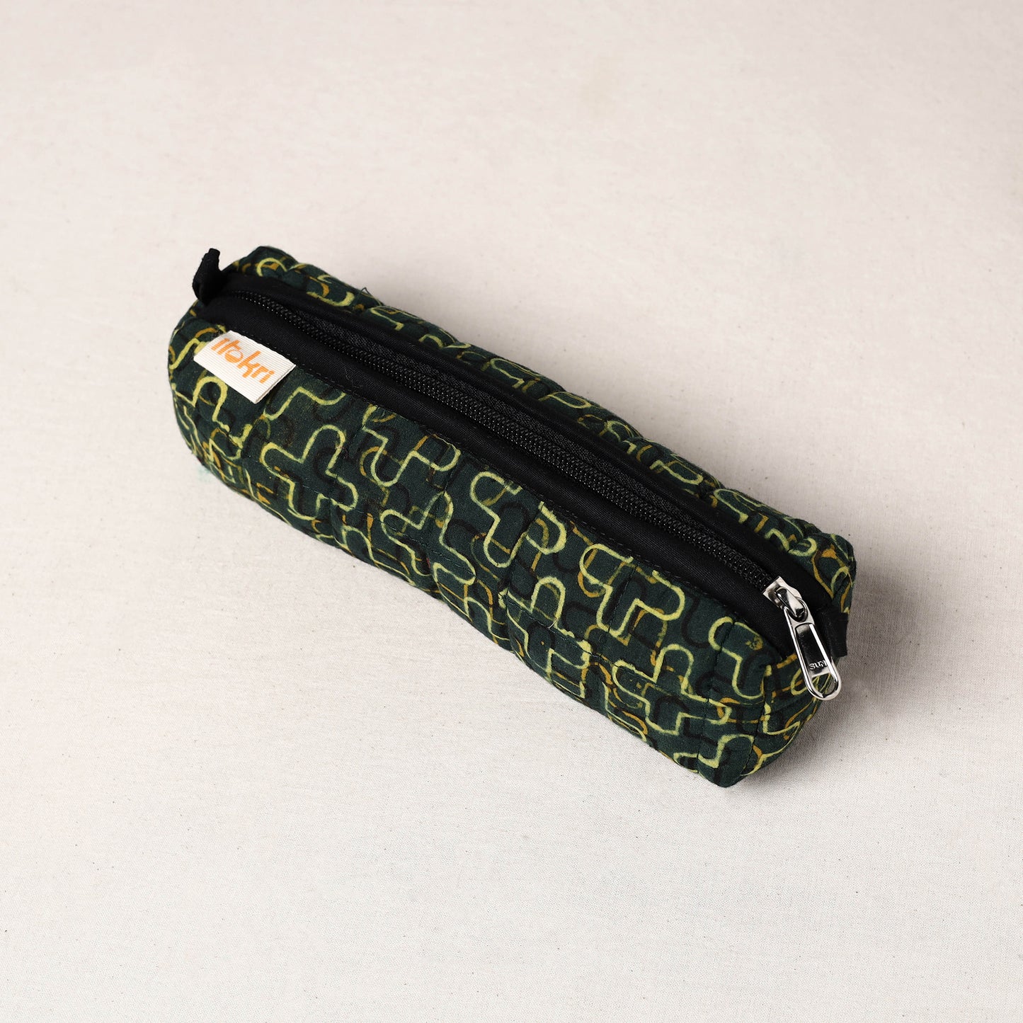 Handcrafted Quilted Pencil Pouch 17