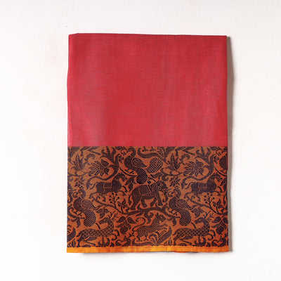 Pink - Kanchipuram Cotton Precut Fabric (1 Meter)