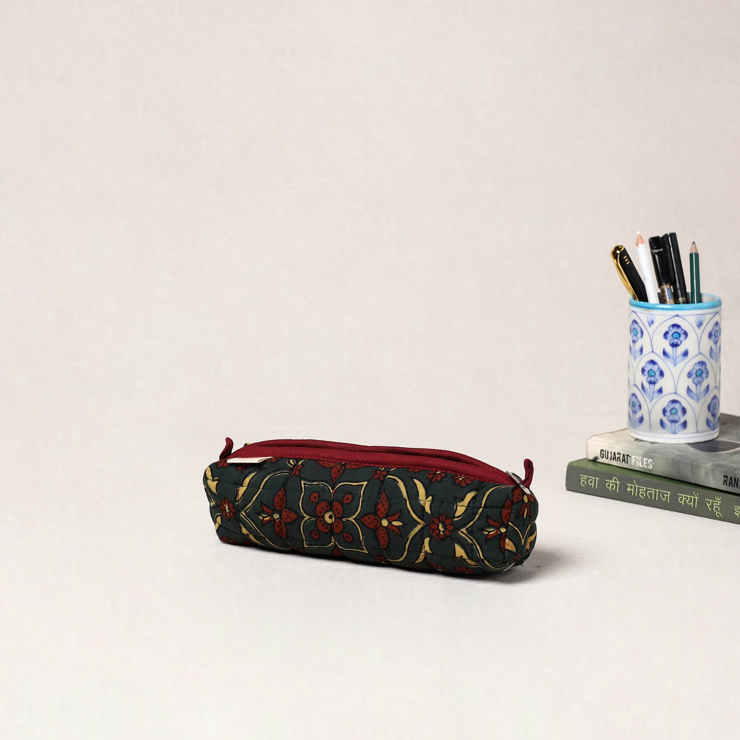 Handcrafted Quilted Pencil Pouch 20