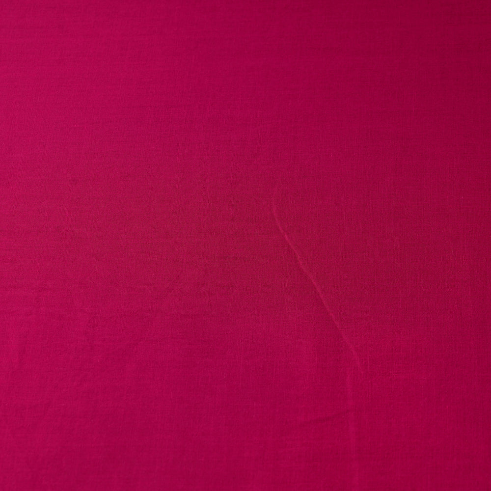 Pink - Prewashed Plain Dyed Mul Cotton Fabric 02