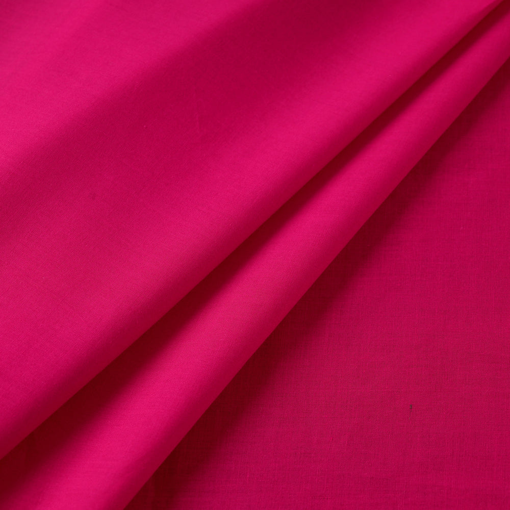 Pink - Prewashed Plain Dyed Mul Cotton Fabric 02