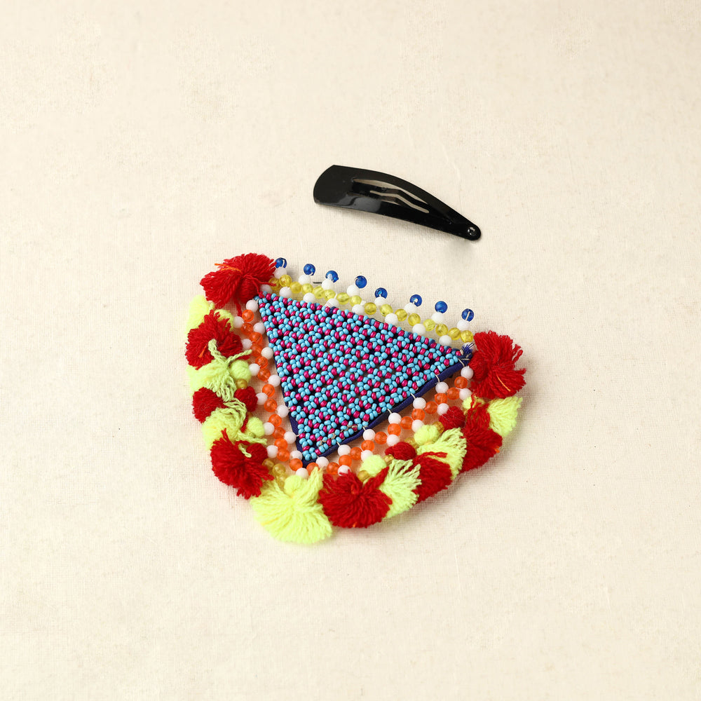 Beadwork Hair Clip with Tassels (Single) by Hodka Girls 57