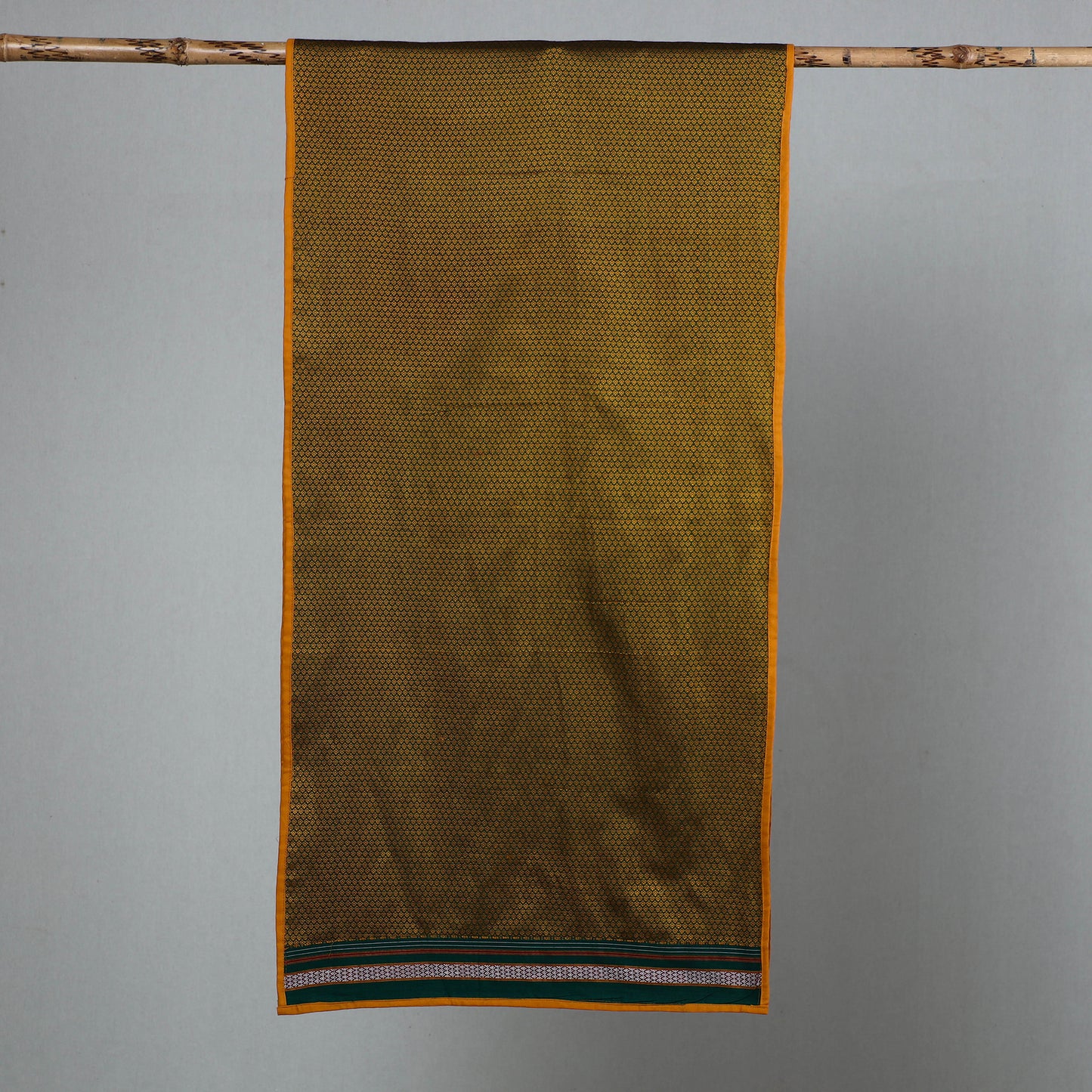 Green - Cotton Khun Weave Stole 06