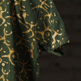  Bindaas Block Art Printed Cotton Round Neck T-shirt 