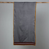 Grey - Cotton Khun Weave Stole 09