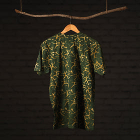  Bindaas Block Art Printed Cotton Round Neck T-shirt 