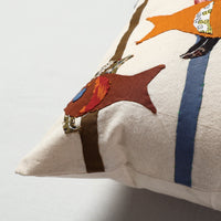 Applique Work Cushion Cover