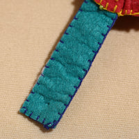 Candy - Handcrafted Embroidered Felt & Beadwork Paperweight