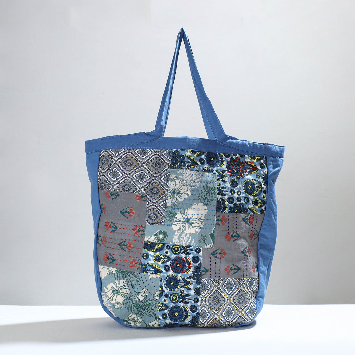 patchwork tote bag