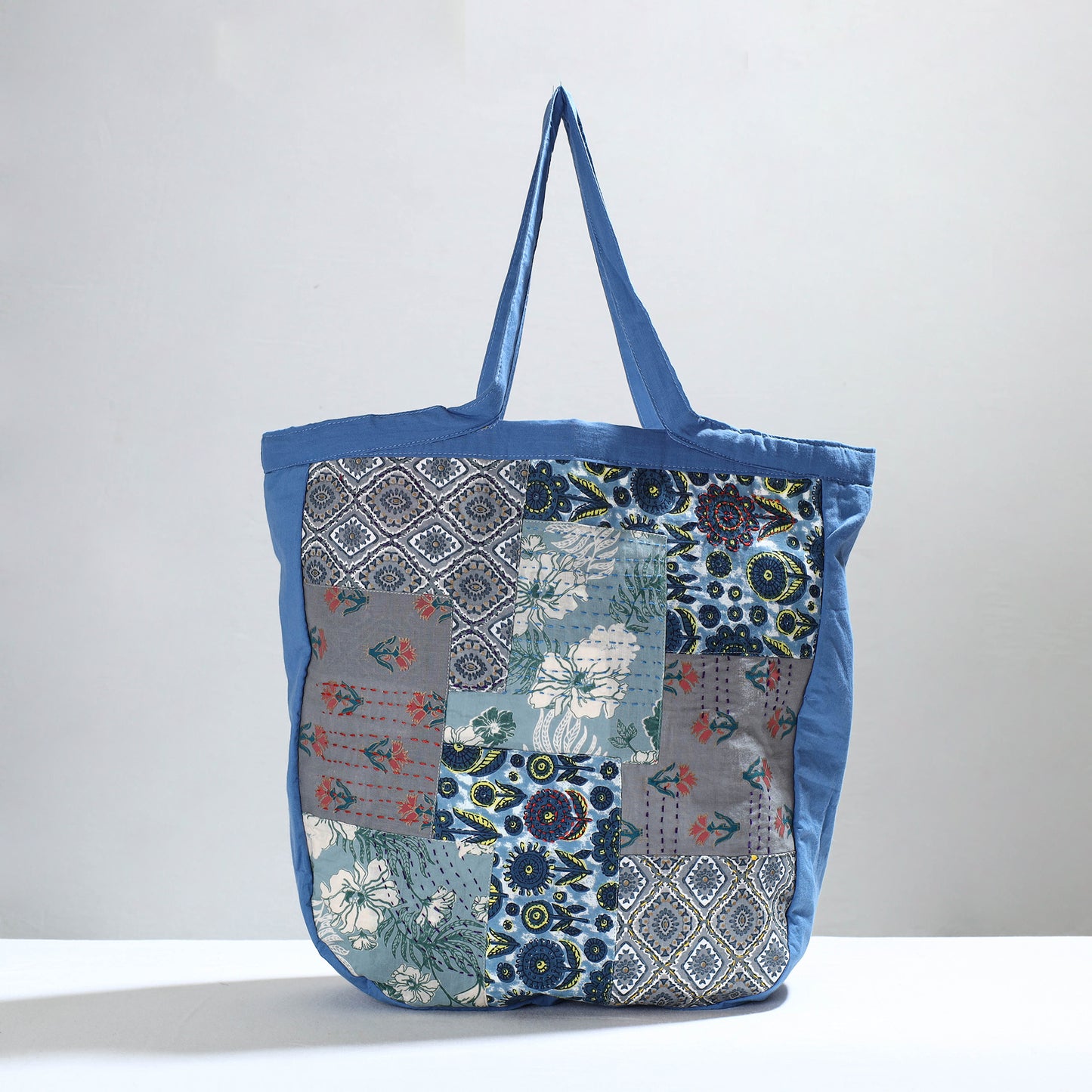 patchwork tote bag