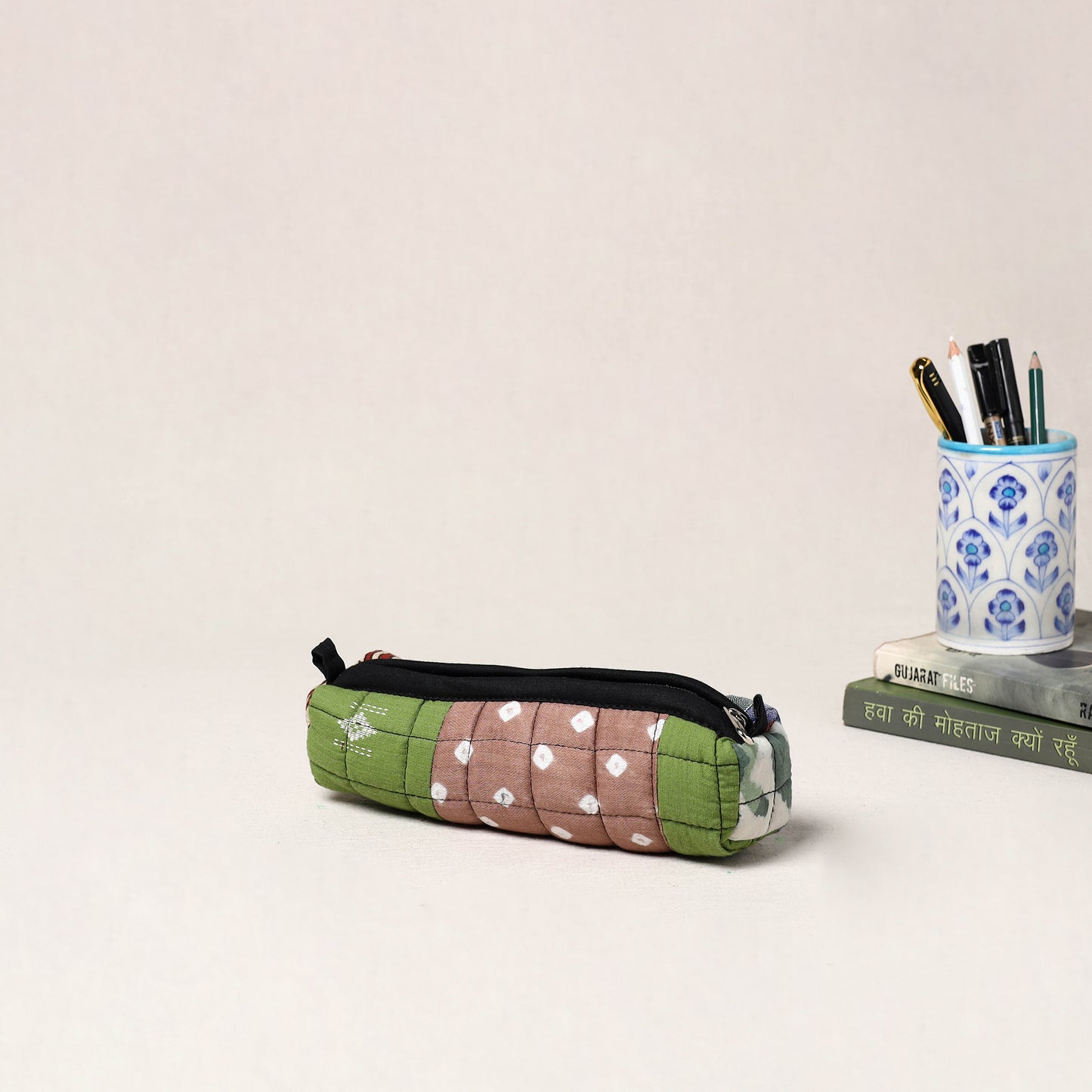 Handcrafted Quilted Pencil Pouch 34