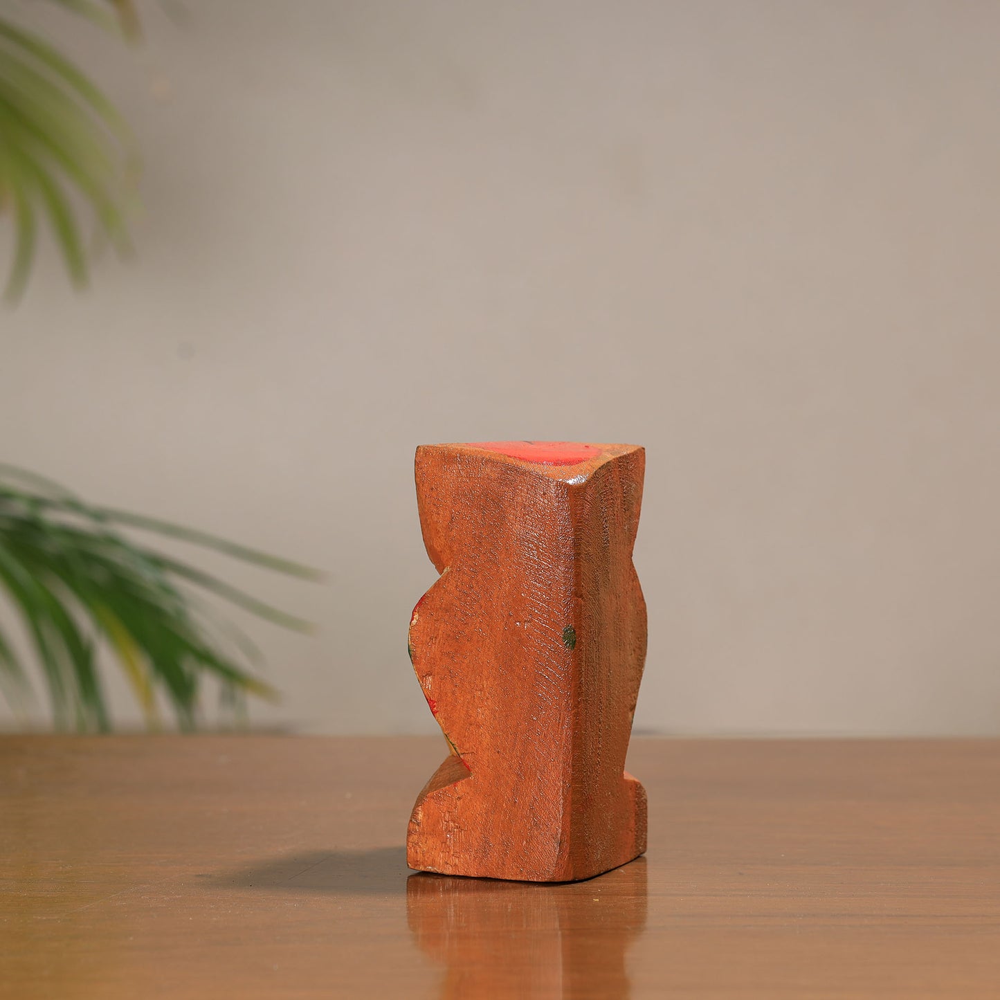 Owl - Traditional Burdwan Wood Craft Handpainted Sculpture (Small) 11