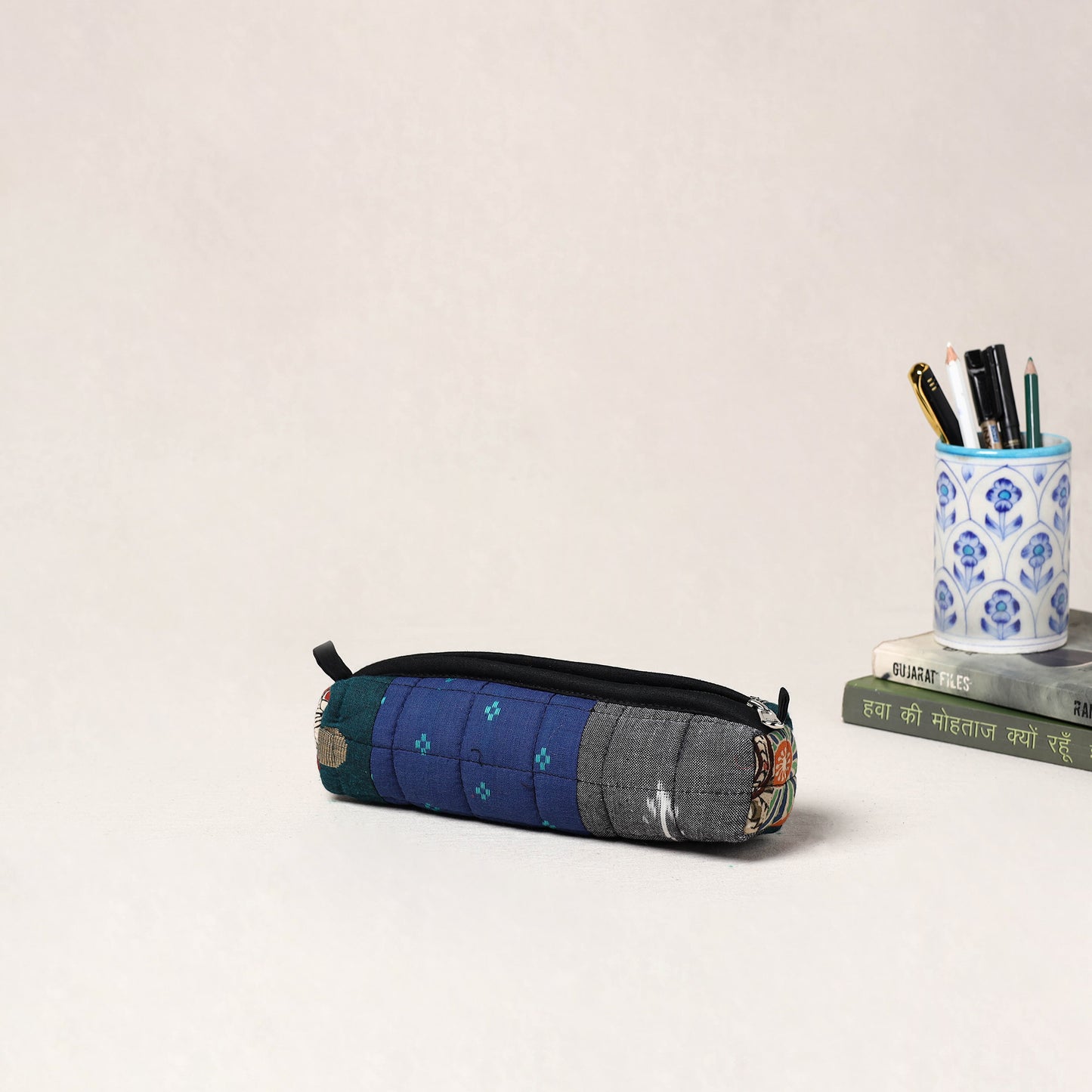 Handcrafted Quilted Pencil Pouch 37