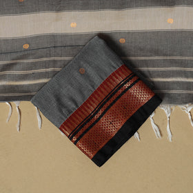 Dharwad Cotton 3pc Unstitched Dress Material with Border 53