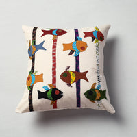 Applique Work Cushion Cover