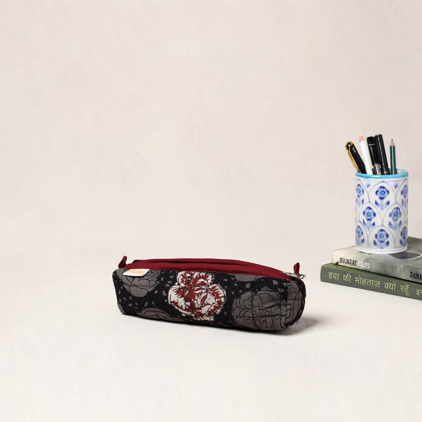 Handcrafted Quilted Pencil Pouch 44