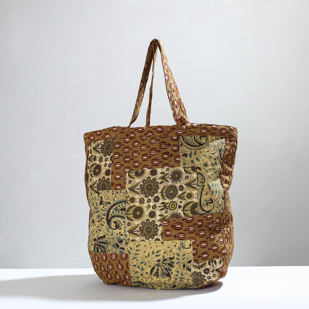 patchwork tote bag