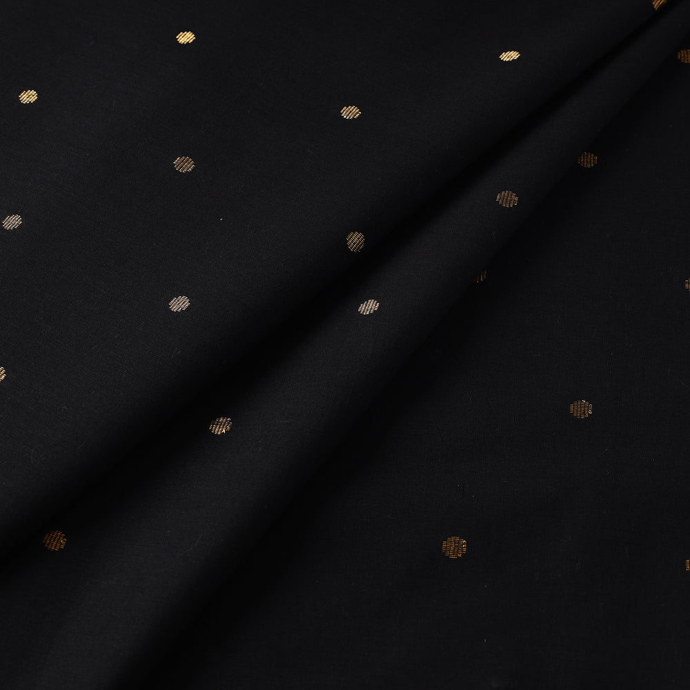 Black - Prewashed Cotton Jacquard Fabric 01