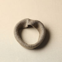 Beige - Kumaun Hand Knitted Woolen Warm Headband 14