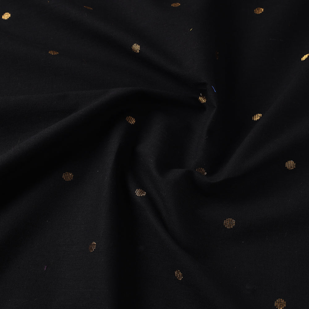 Black - Prewashed Cotton Jacquard Fabric 01