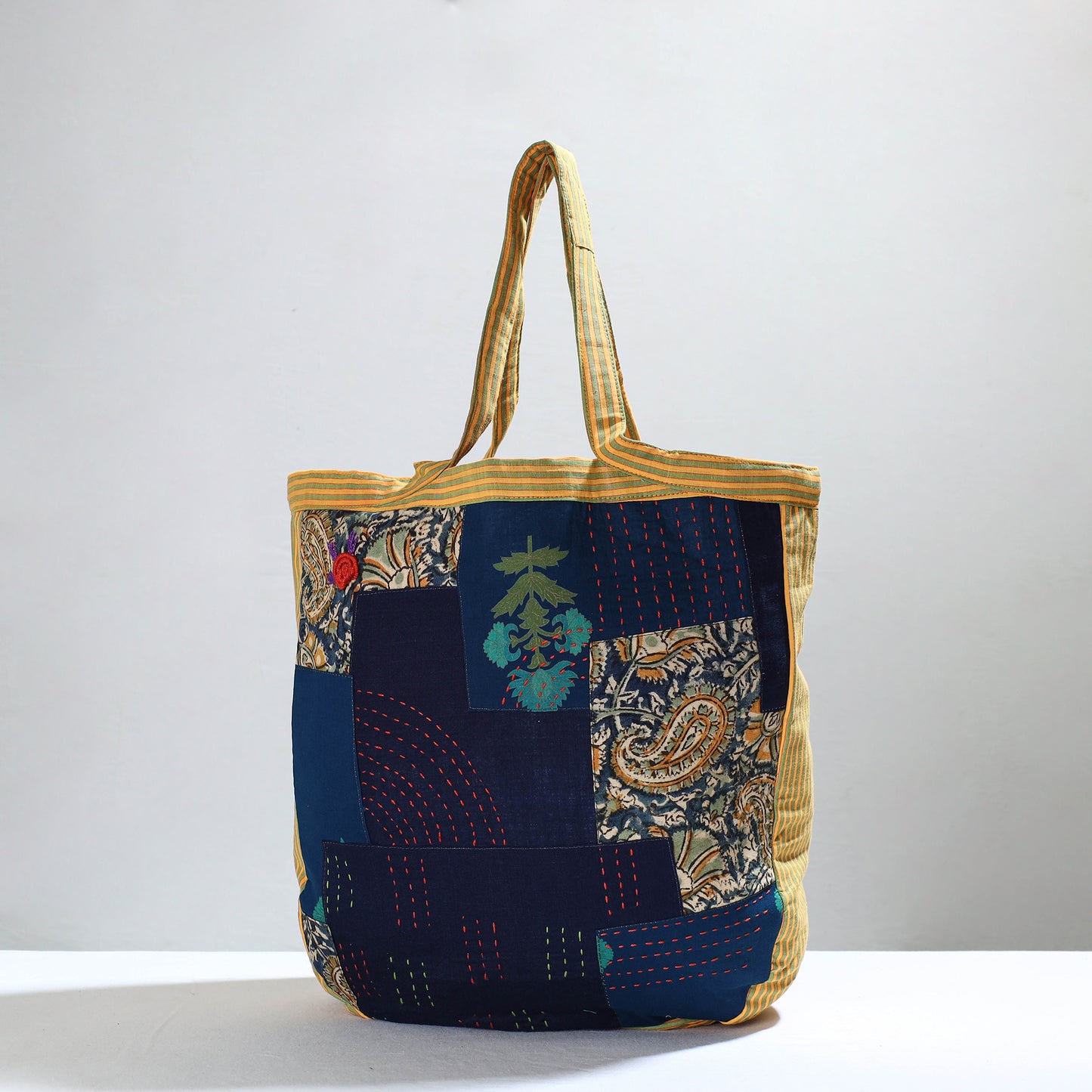 patchwork tote bag