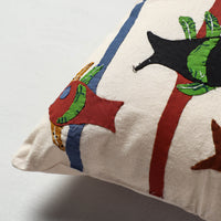 Applique Work Cushion Cover