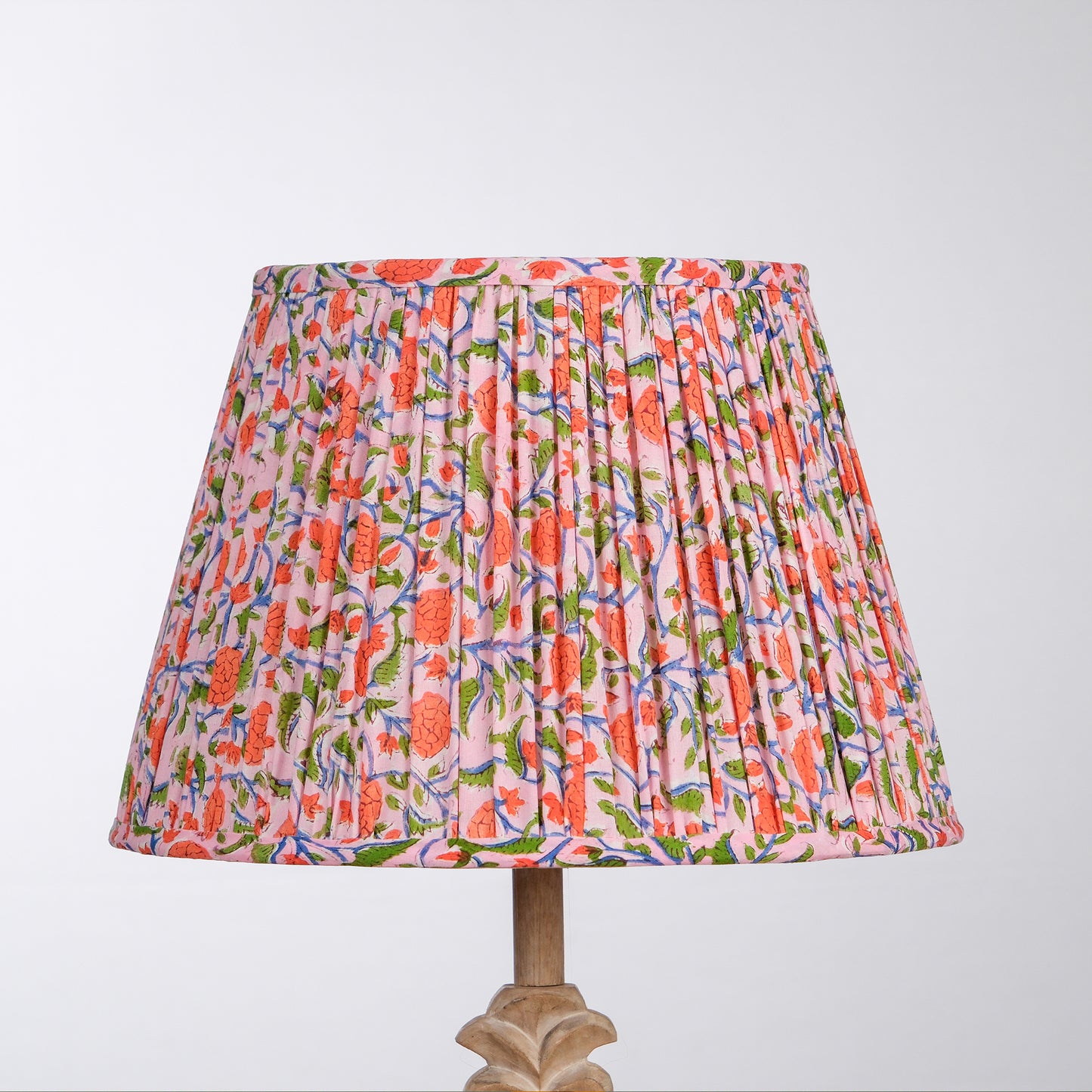 Muticolour Sanganeri Block Print Empire Lampshade