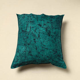 Green Cotton Hand Batik Cushion Cover