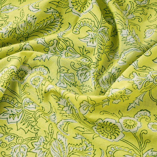 Sanganeri Block Printed Fabric