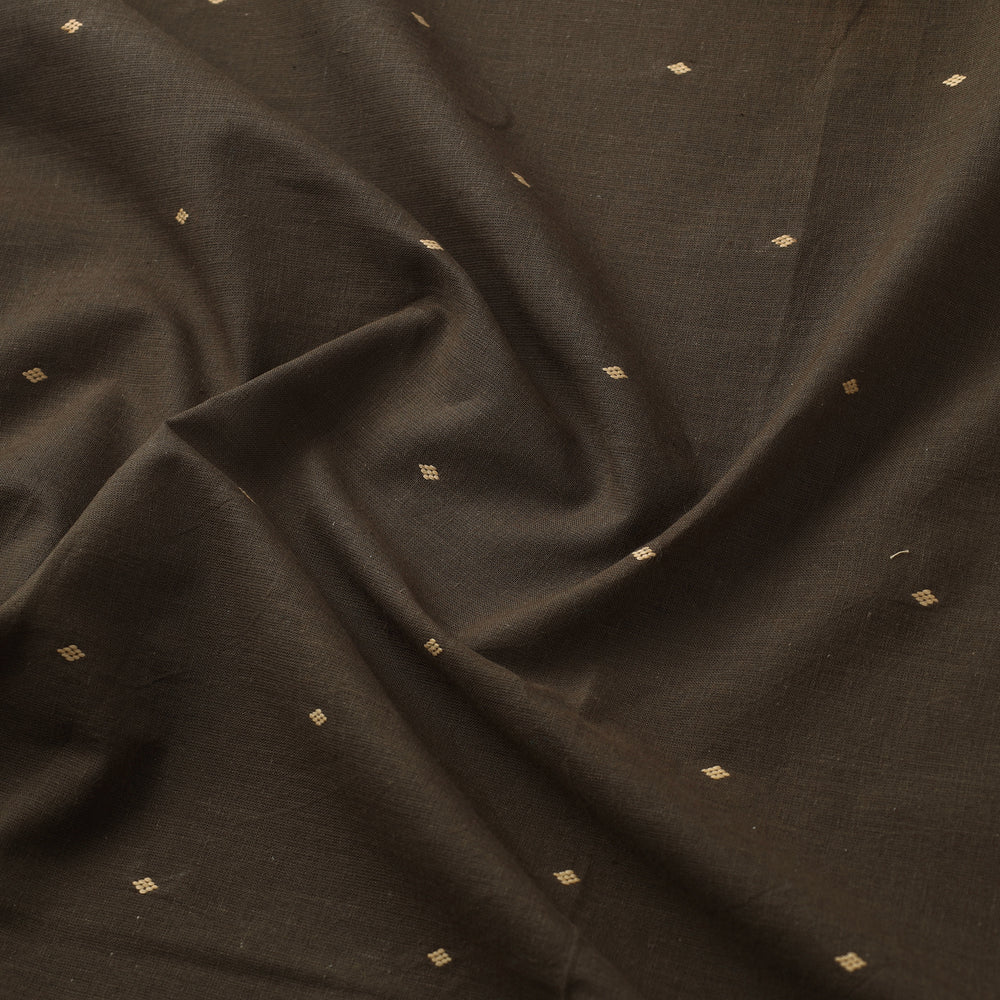 Brown - Prewashed Cotton Jacquard Fabric 01