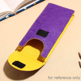  Handcrafted Embroidered Felt Pencil Pouch 