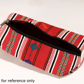  Kashida Stitch Handloom Cotton Multipurpose Toiletry Pouch 