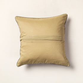 Brown Pure Cotton Hand Batik Cushion Cover (18 x 18 in)