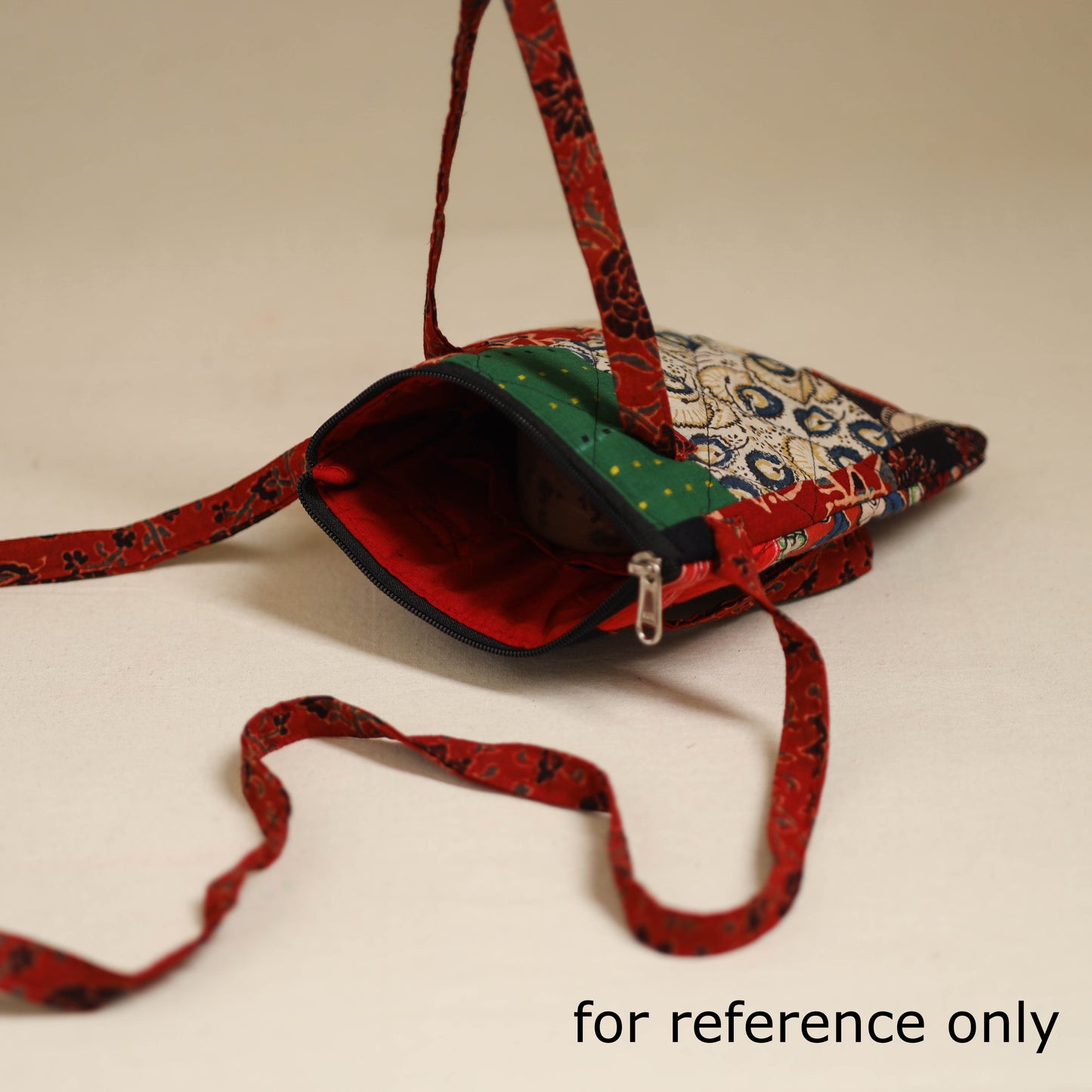 Handmade Quilted Patchwork Sling Bag 03