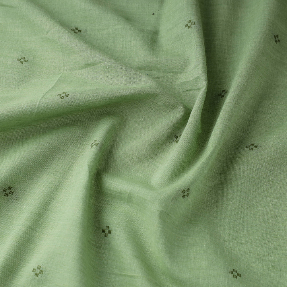 Green - Prewashed Cotton Jacquard Fabric 02