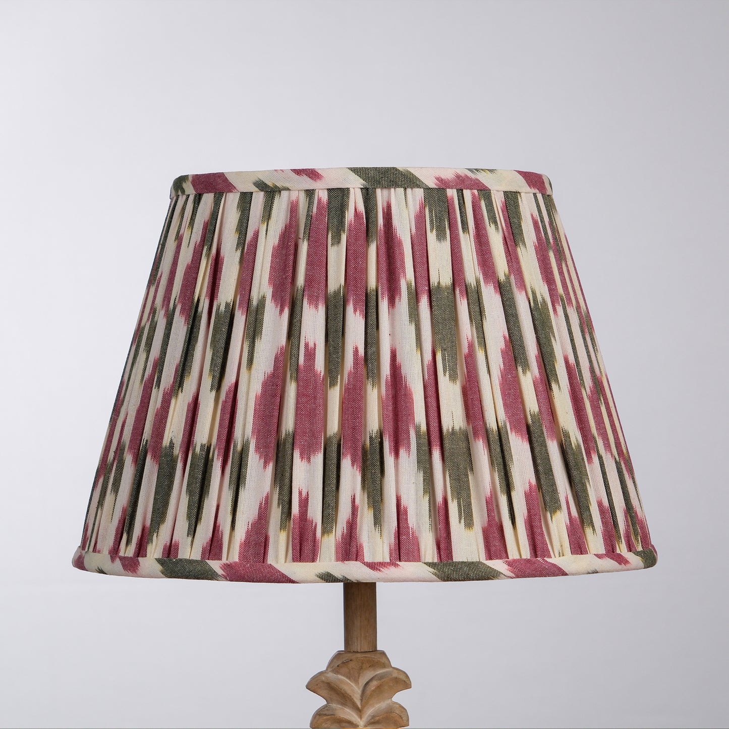 Pink Pochampally Ikat Empire Lampshade