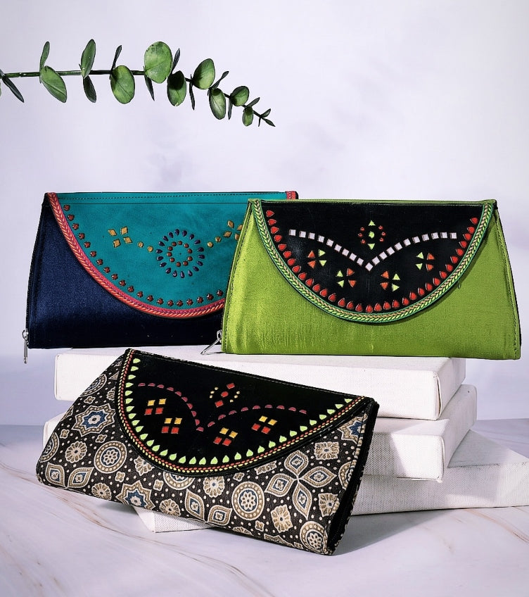 Kutch Leather Clutches
